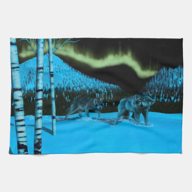 Night Patrol Kökshandduk (Horisontell)