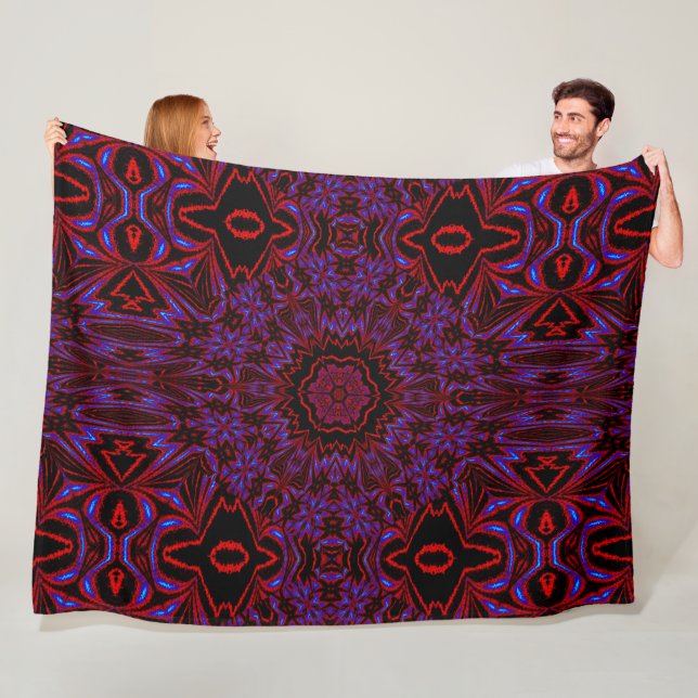 Night Peony Fleecefilt (På plats)