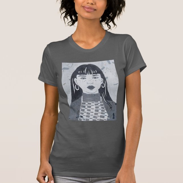 Night Porträtt T Shirt (Framsida)