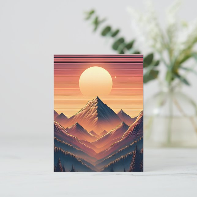 Night Sång Vykort (Stående Fram)