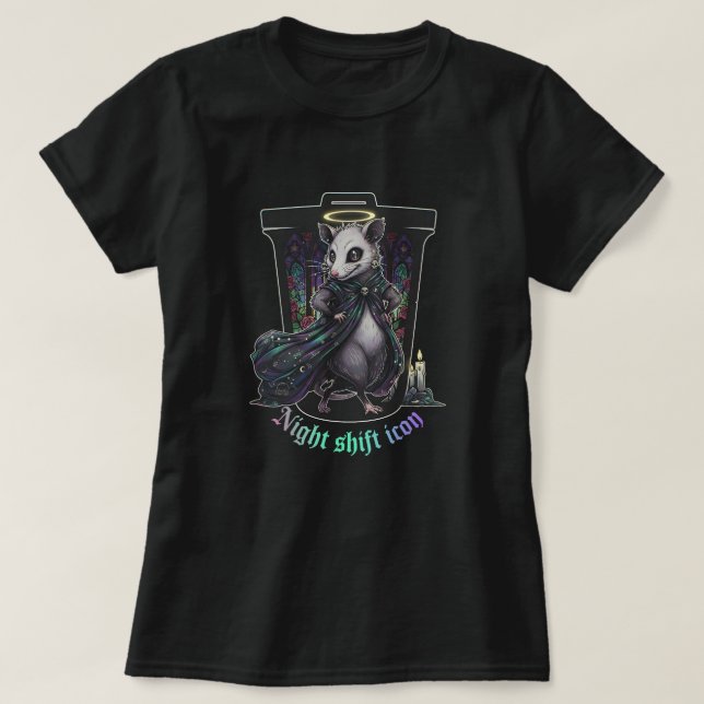 Night Shift-ikon T Shirt (Design framsida)