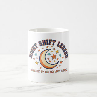 Night Shift Legend Retro Coffee and Chaos Vintage  Kaffemugg