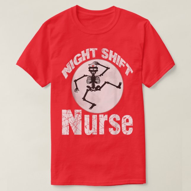 night shift nurse funny nurse Sleep All Day Nurse  T Shirt (Design framsida)