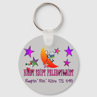 NIght Shift Phlebotomist T-Shirts and Gifts Nyckelring