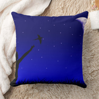 Night Sky - Cool Graphic Background Kudde