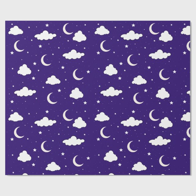 Night Sky Wrapping Paper Presentpapper (Platt)
