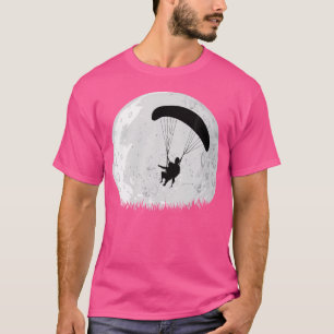 Night Skydiving Paragliding T Shirt