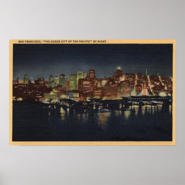 Night Skyline of "The Queen City of the Poster (Framsidan)