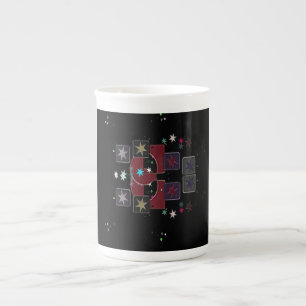 Night Stars Mugg Benporslin Mugg
