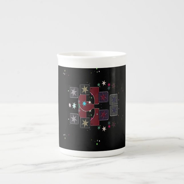 Night Stars Mugg Benporslin Mugg (Framsidan)