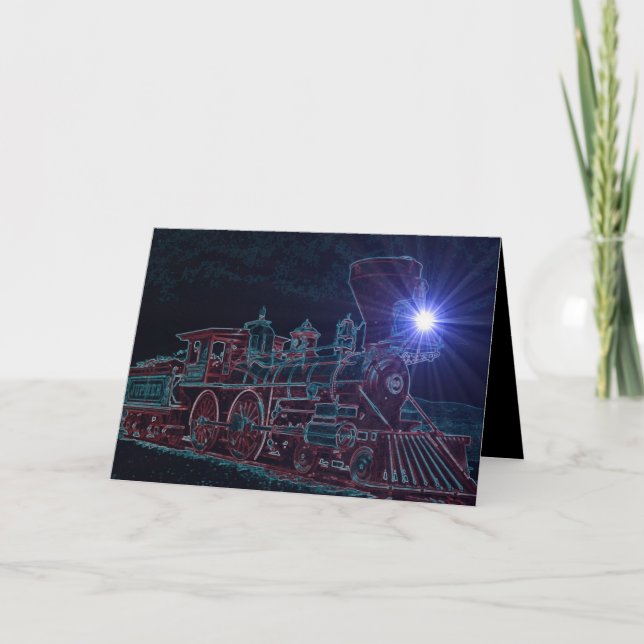 Night Steam Kort (Framsida)