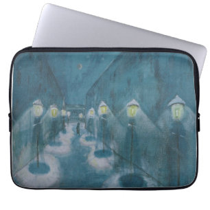 Night Street (Street By Night) (1922) Walter Grama Laptop Fodral