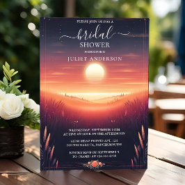 Night Sunset Måne Cloud Twilight Möhippa Inbjudningar