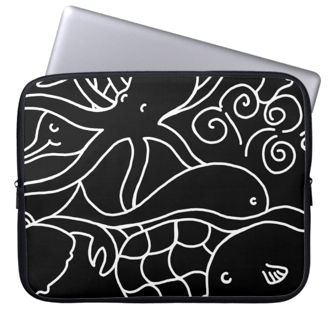 Night Swimming Laptop Fodral (Framsidan)