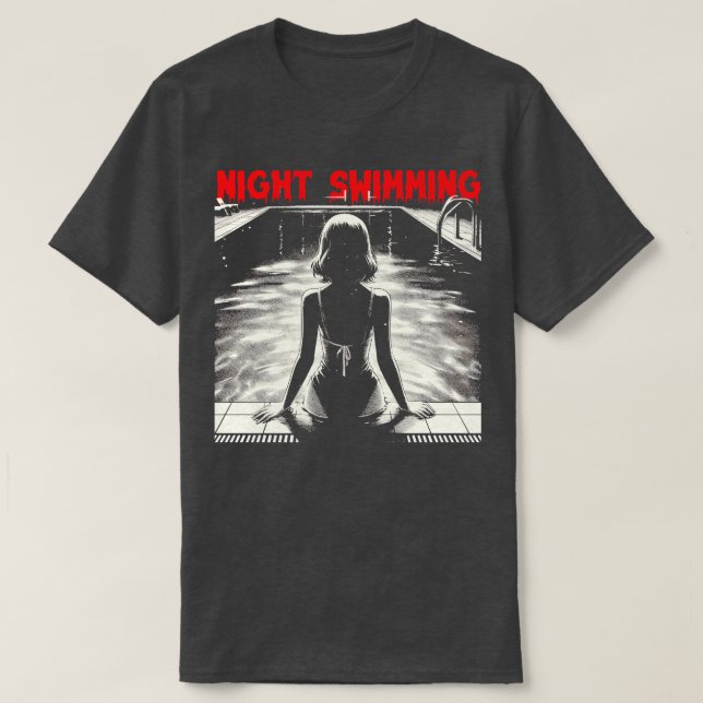 Night Swimming T Shirt (Design framsida)