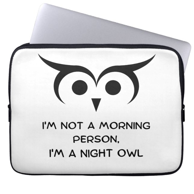 Night Uggla Laptop Fodral (Framsidan)