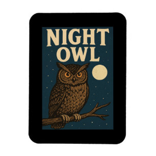 Night Uggla Magnet