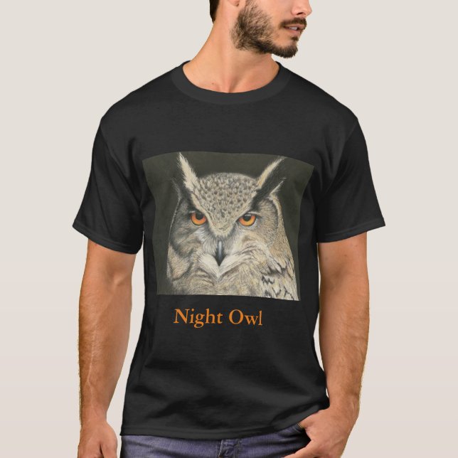 Night Uggla T Shirt (Framsida)