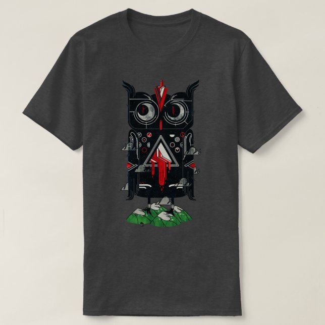 Night Uggla T Shirt (Design framsida)