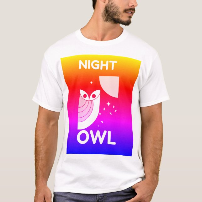 NIGHT UGGLA T SHIRT (Framsida)