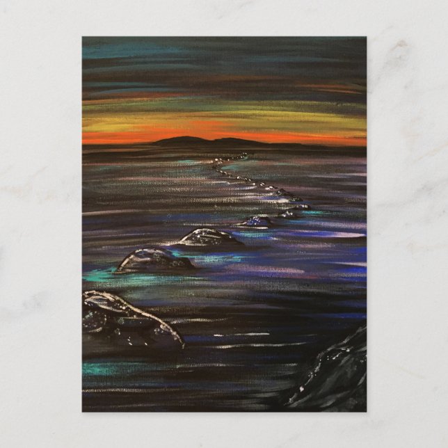 Night Walk Vykort (Framsida)