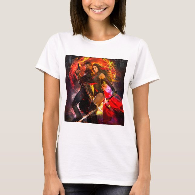 Night Warden T-shirt 2 - Divine helvetet (Framsida)