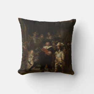 Night Watch Rembrandt Baroque-mästerverk Kudde