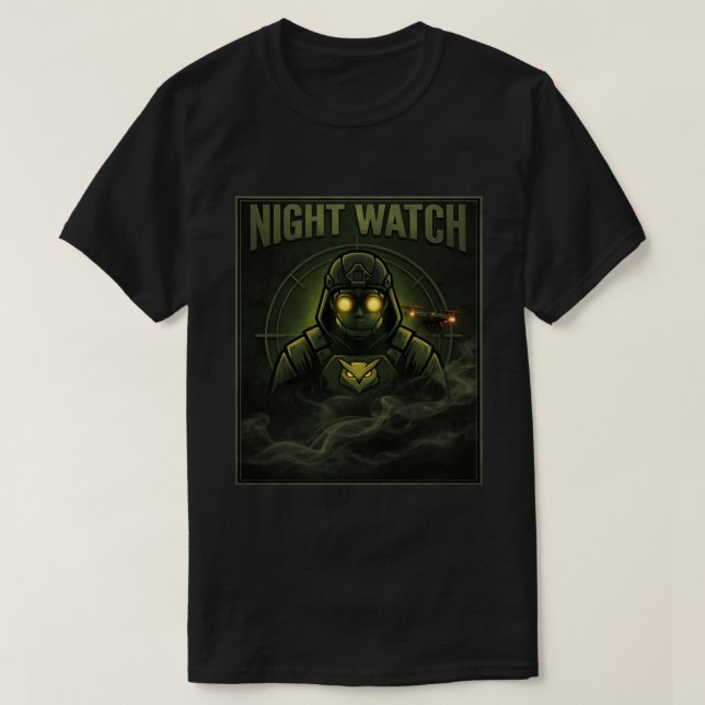 Night Watch Tactical T-Shirt (Design framsida)