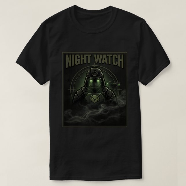 Night Watch Tactical T-Shirt (Design framsida)