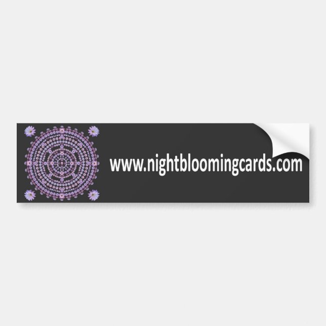 Nightblooming Cards bildekalet Bildekal (Framsidan)