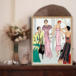 Nightdresses (1931 poster<br><div class="desc">Nightdresses (1931) fashion illustration in high resolution by Maggy Rouff and Premet.</div>
