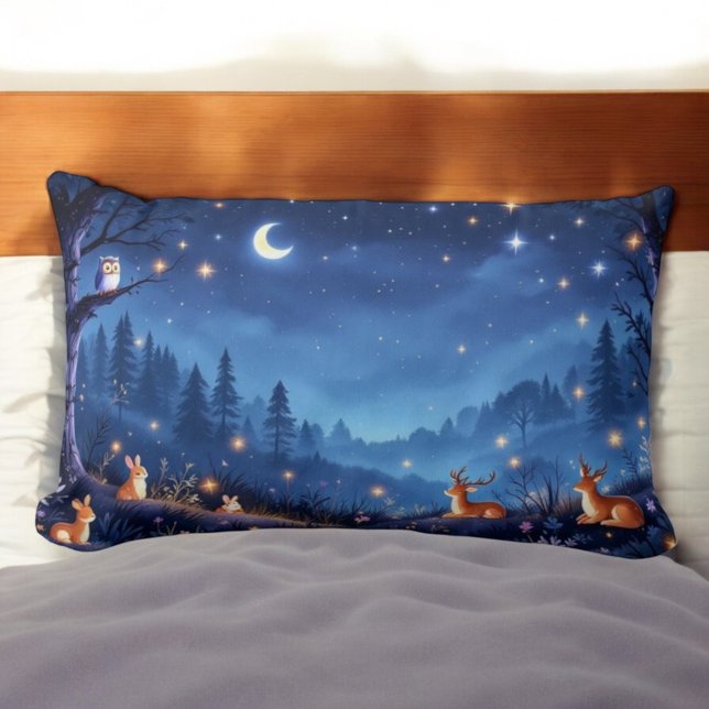 Nightfall Forest Pillow Lumbarkudde (Skapare uppladdad)