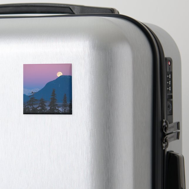 Nightfall i Alaska Magnet (In Situ (Luggage))