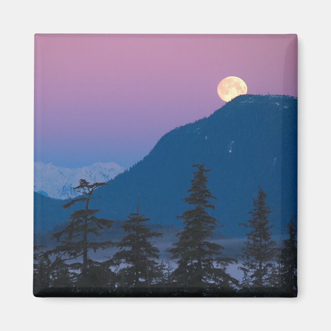 Nightfall i Alaska Magnet (Framsidan)