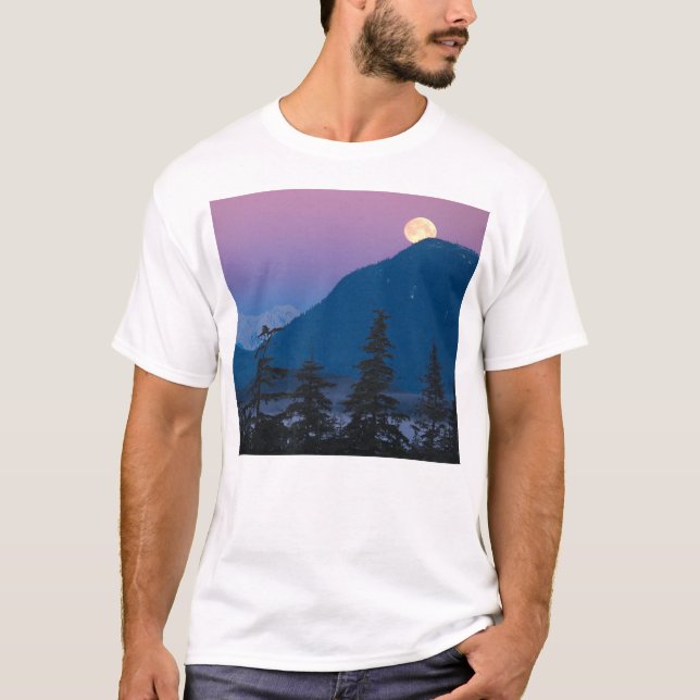 Nightfall i Alaska T-shirt (Framsida)