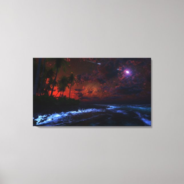 Nightfall Wrapped Canvas (Framsida)