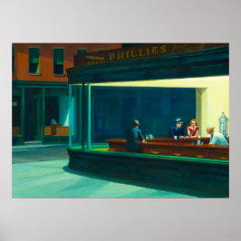 Nighthawks, 1942 av Edward Hopper Poster