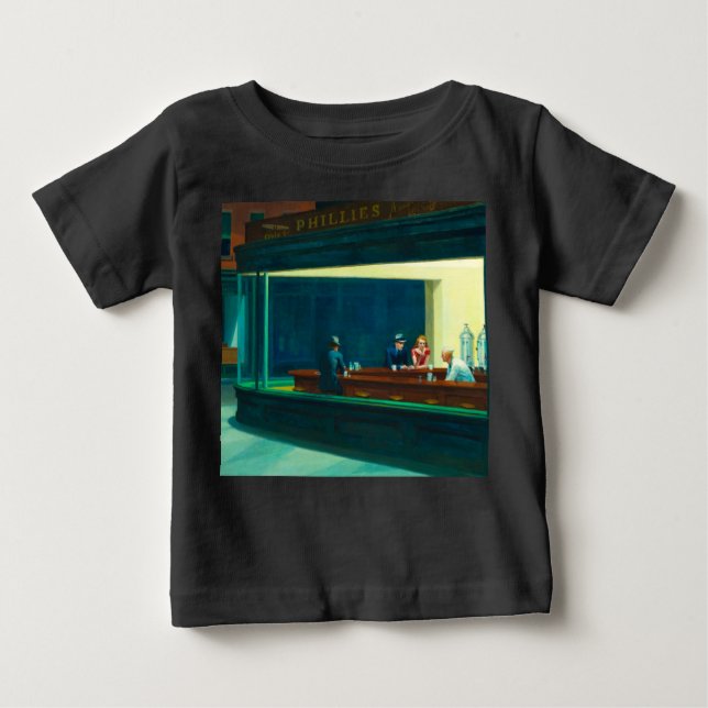 Nighthawks, 1942 av Edward Hopper T Shirt (Framsida)