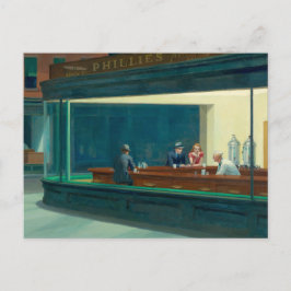 Nighthawks 1942 av Edward Hopper Vykort