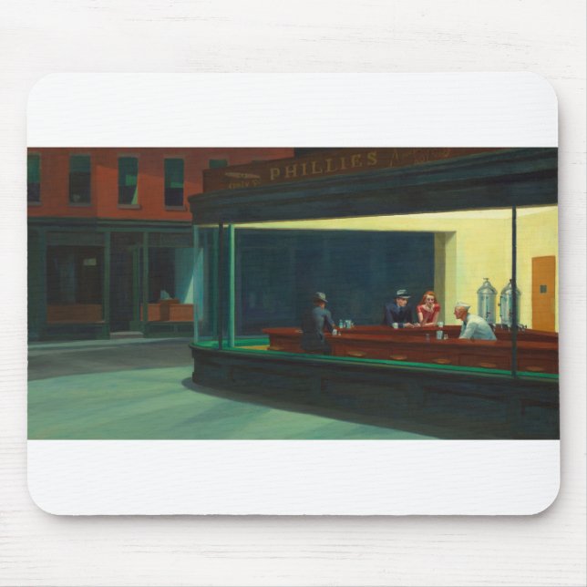 Nighthawks - Edward Hopper Musmatta (Framsidan)