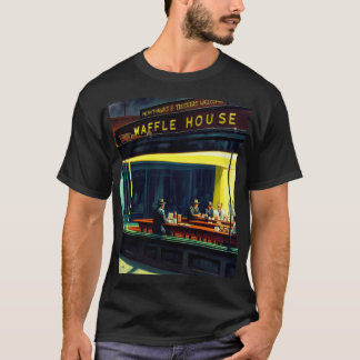 Nighthawks i Waffle House - Retro Parody Art T Shirt
