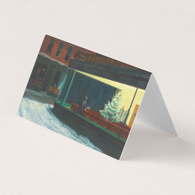 Nighthawks under jul kort (Framsida)