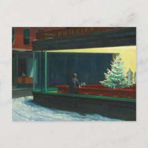 Nighthawks under jul vykort