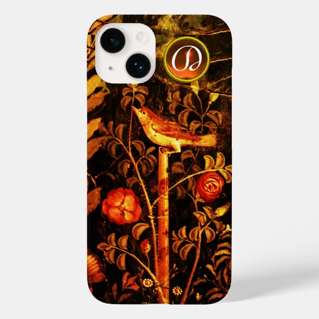 NIGHTINGALE MED RO MONOGRAM, Red Black Gult (Baksida)
