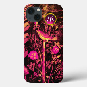 NIGHTINGALE MED RO MONOGRAM, Rosa Black Gult