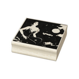 Nightingale på Paris Rooftop Stämpel