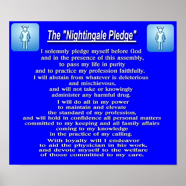 Nightingale Pledge Poster (Framsidan)