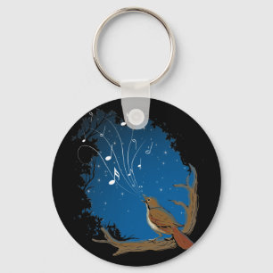 Nightingale Sång Nyckelring
