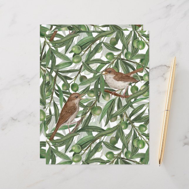 Nightingales i träd (Fram/Back In Situ)