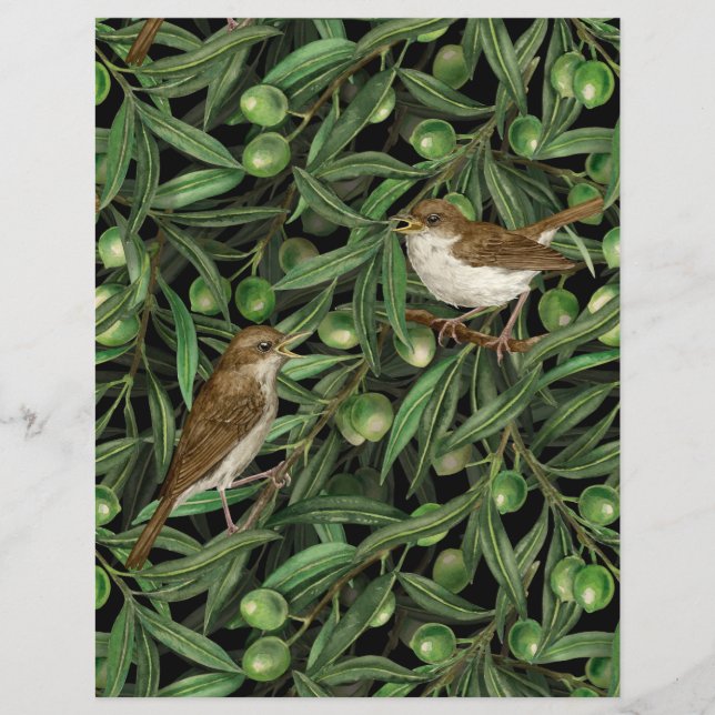 Nightingales i träd 3 (Framsida)